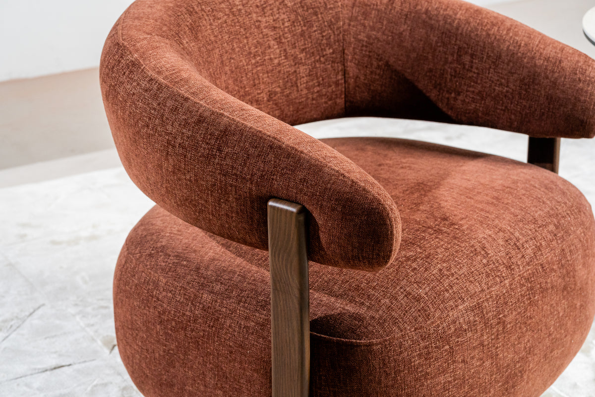 Hampton Occasional Chair Rust
