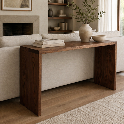 End Grain Console