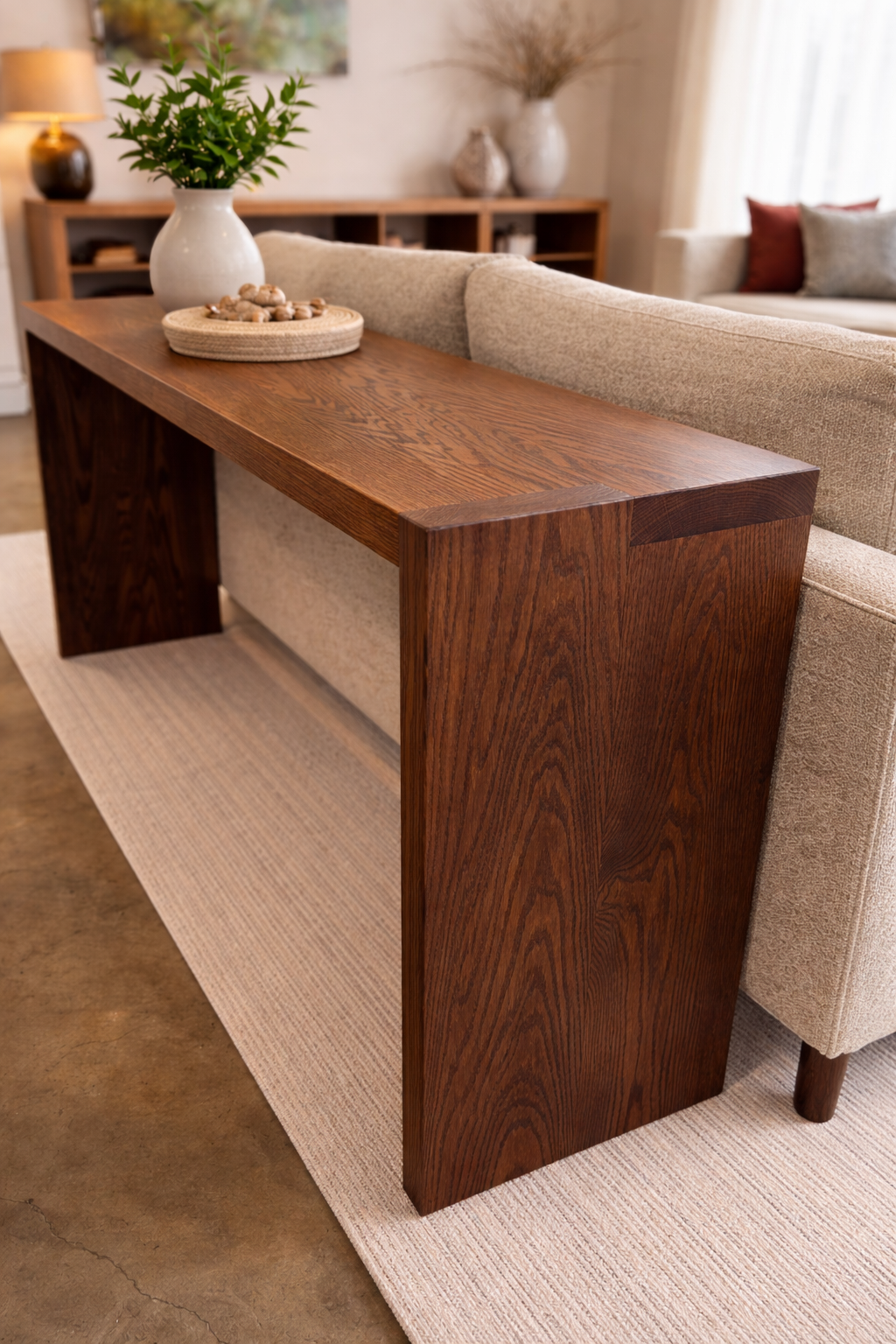 End Grain Console