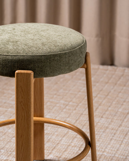 Bergen Bar Stool Forest / Natural (Set of 2)