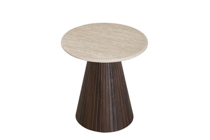 Crete Side Table Travertine