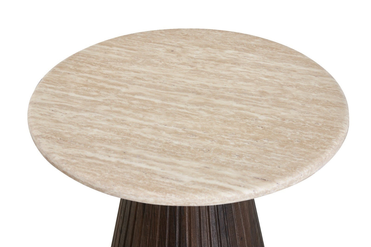 Crete Side Table Travertine