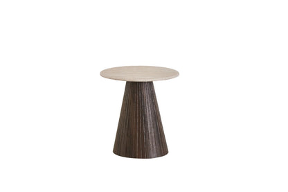 Crete Side Table Travertine