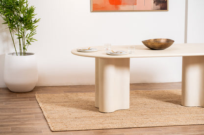 Coastal Dining Table Pebble