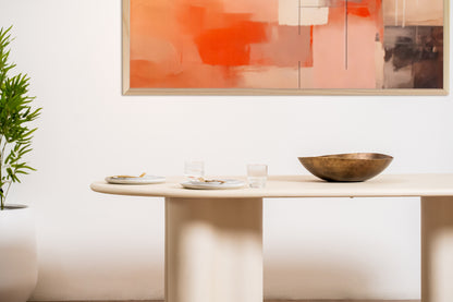 Coastal Dining Table Pebble
