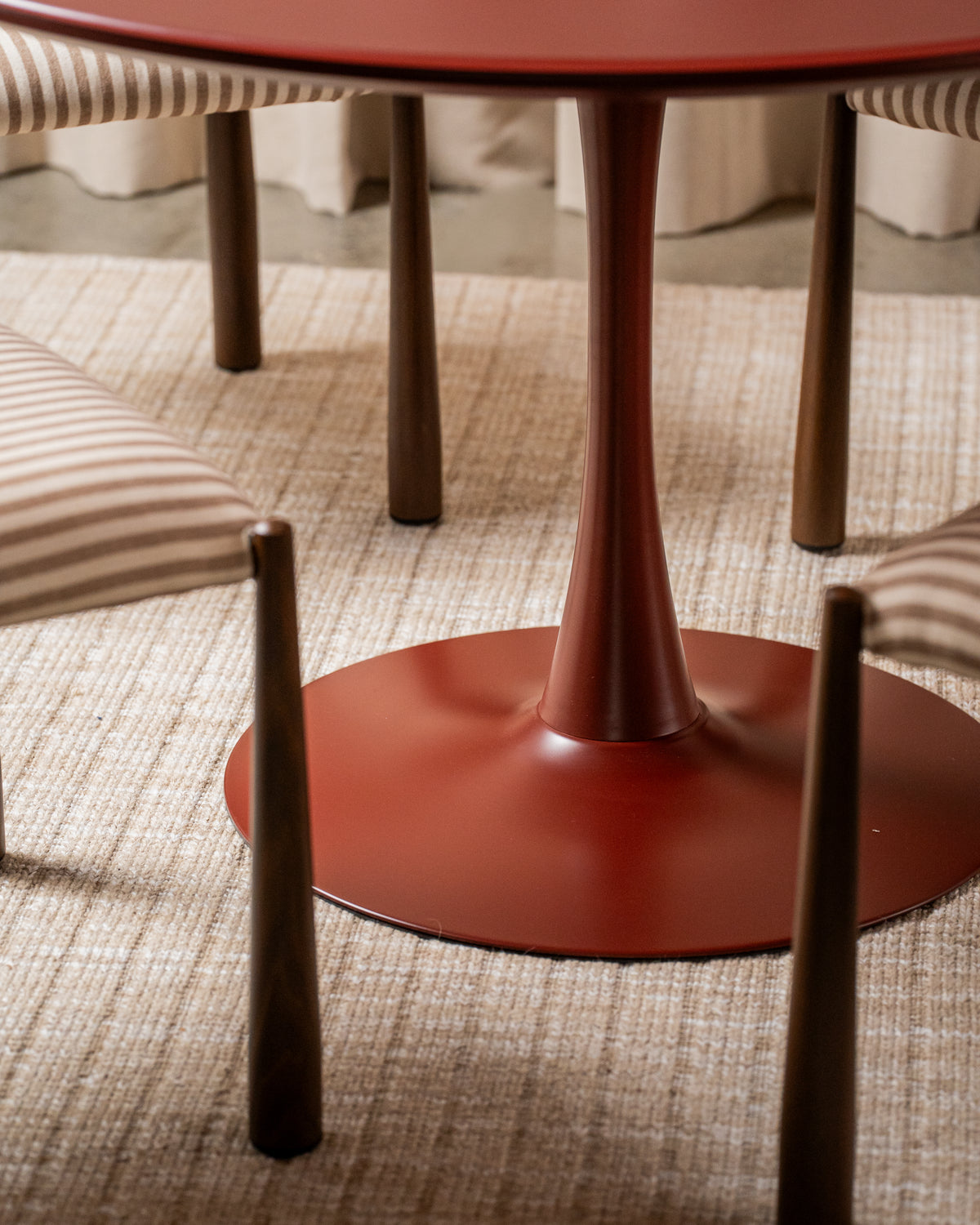 Elan Dining Table Matte Plum