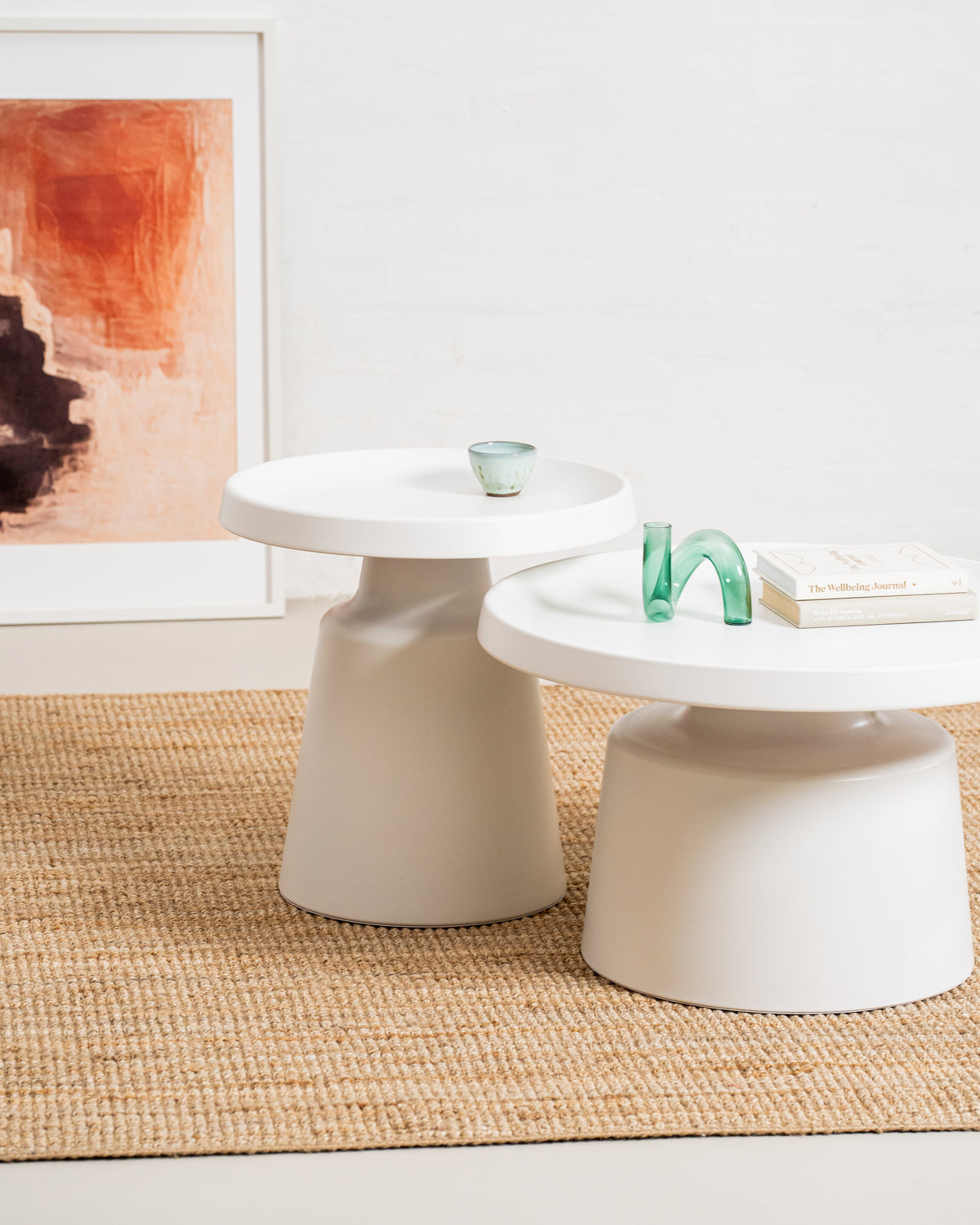 Fendi Coffee Table Set White