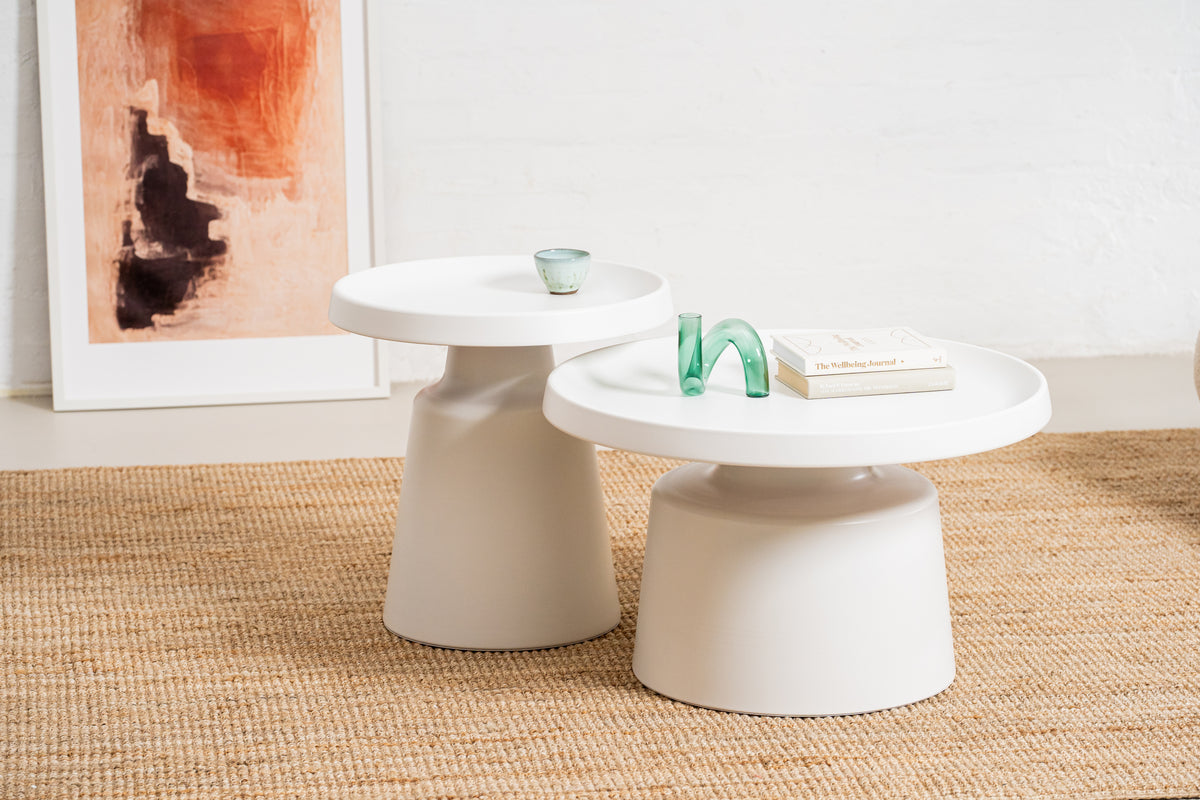 Fendi Coffee Table Set White