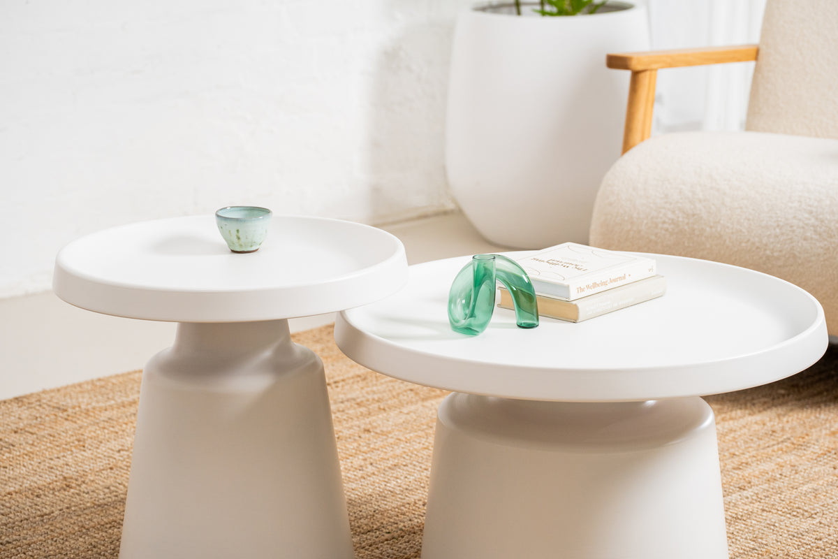 Fendi Coffee Table Set White