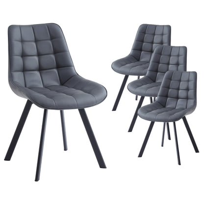 Forest Dining Chair Dark Grey (Set of 4)