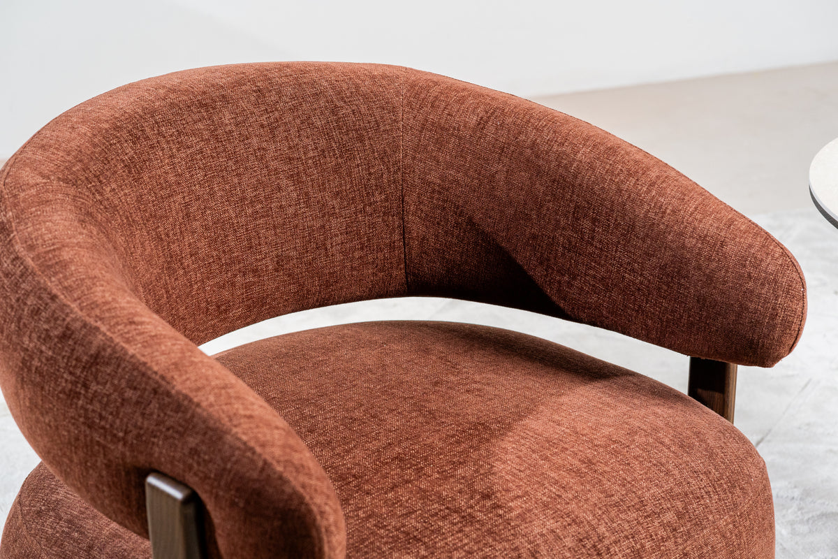 Hampton Occasional Chair Rust