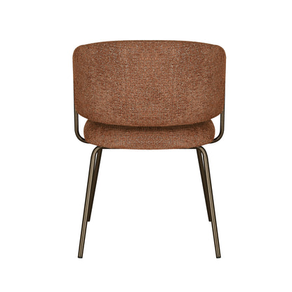 Lumi Dining Chair Cayenne Tweed/ Matte Bronze (Set of 2)