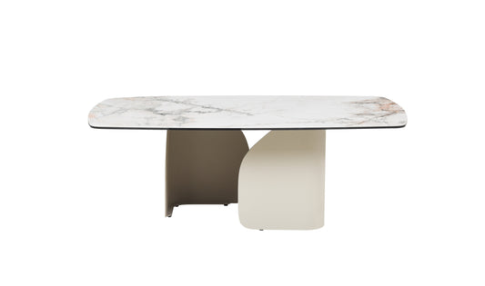 Messina Coffee Table Milan White Marble