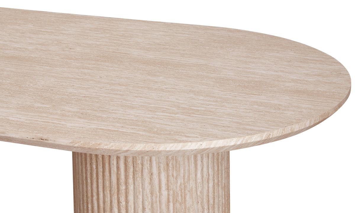 Milos Dining Table Limestone