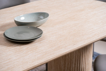 Milos Dining Table Limestone
