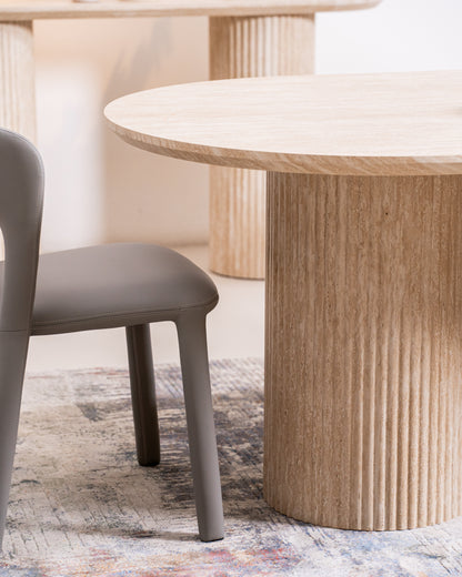 Milos Dining Table Limestone