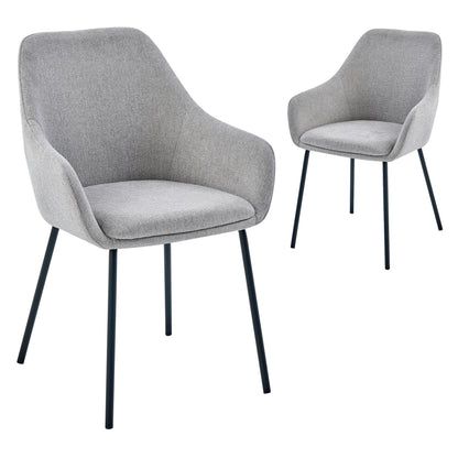 Napier Dining Chair Grey (Set of 2)