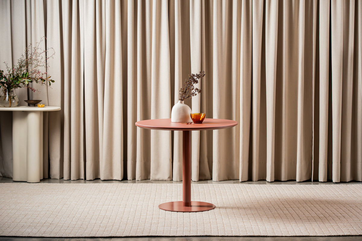 Positano Dining Table Matte Dusty Rose