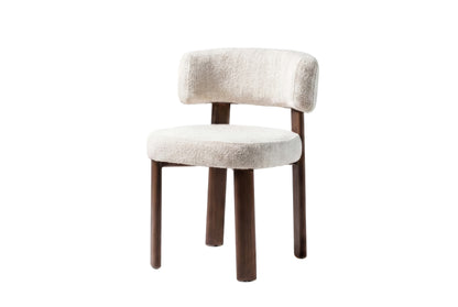 Palermo Dining Chair Mist Grey / Walnut (Set of 2)