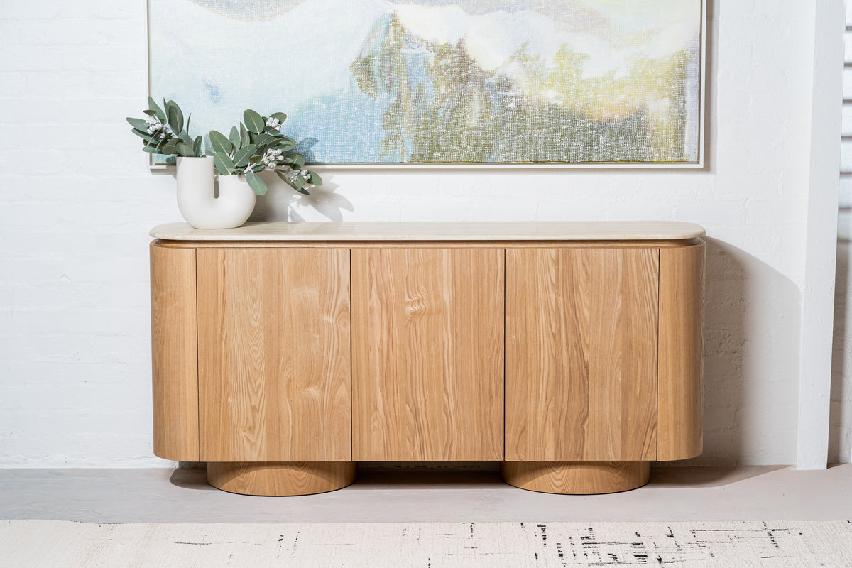 Waverley Buffet White Travertine