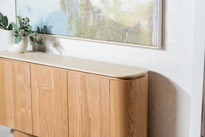 Waverley Buffet White Travertine