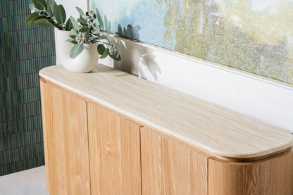Waverley Buffet White Travertine