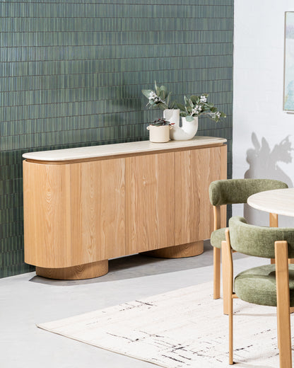Waverley Buffet White Travertine