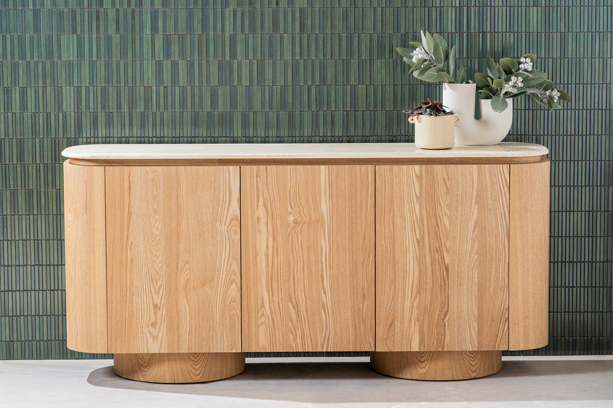 Waverley Buffet White Travertine