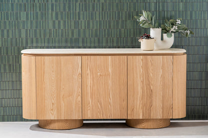 Waverley Buffet White Travertine