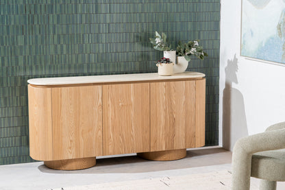 Waverley Buffet White Travertine