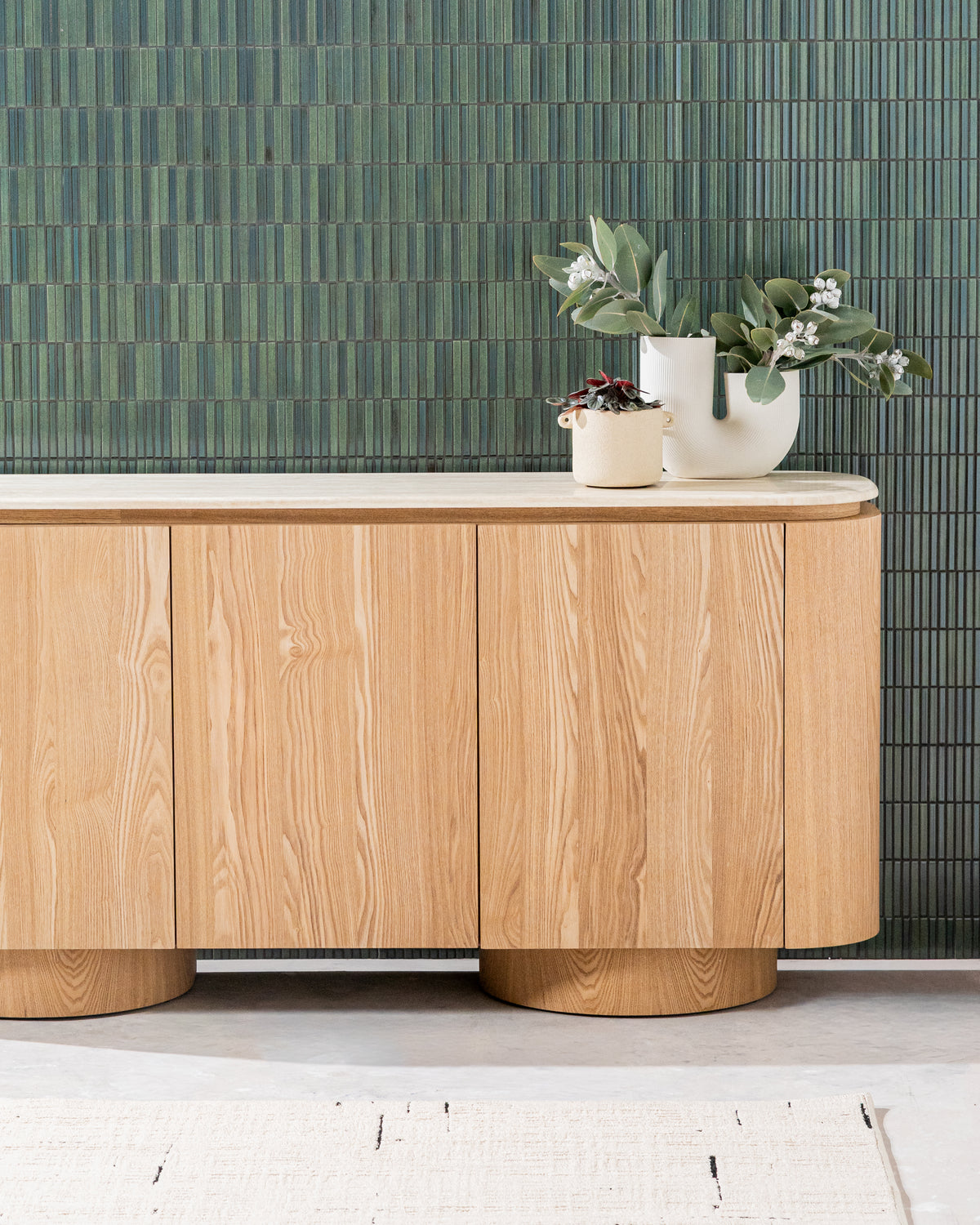 Waverley Buffet White Travertine