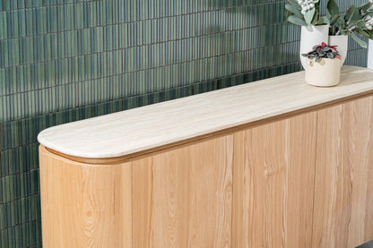 Waverley Buffet White Travertine