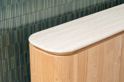 Waverley Buffet White Travertine