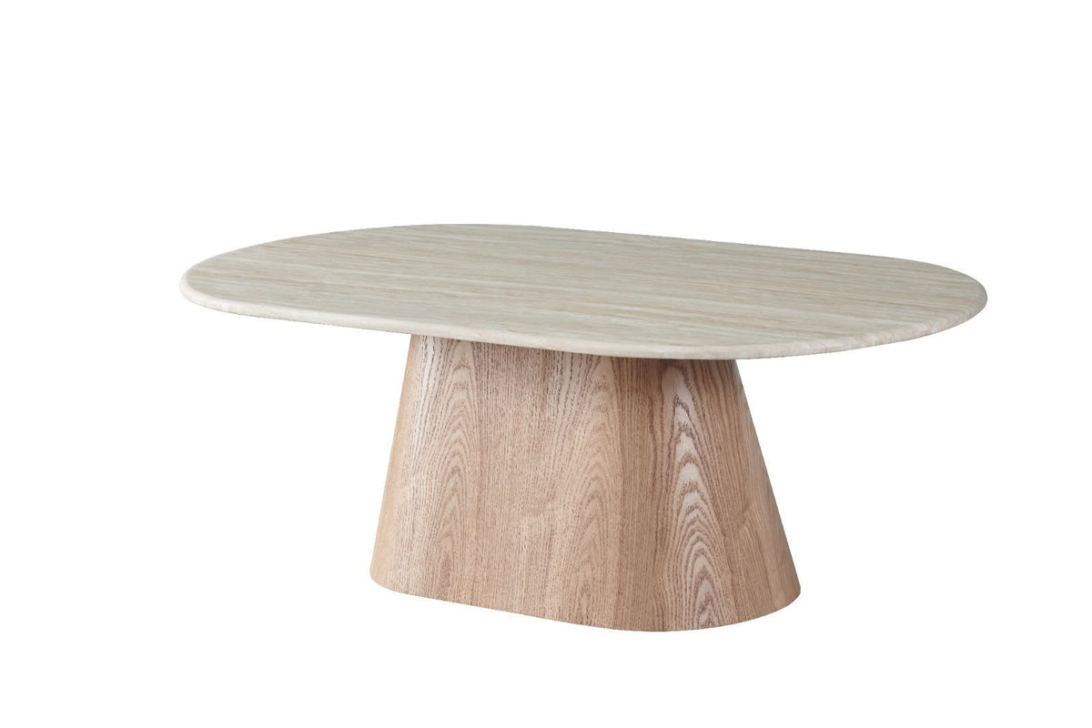 Waverley Coffee Table White Travertine
