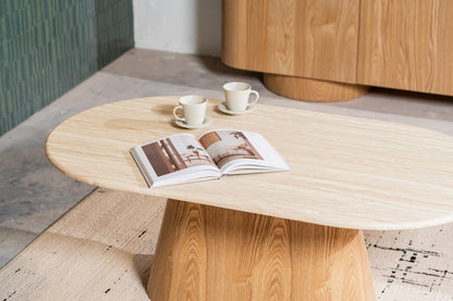 Waverley Coffee Table White Travertine