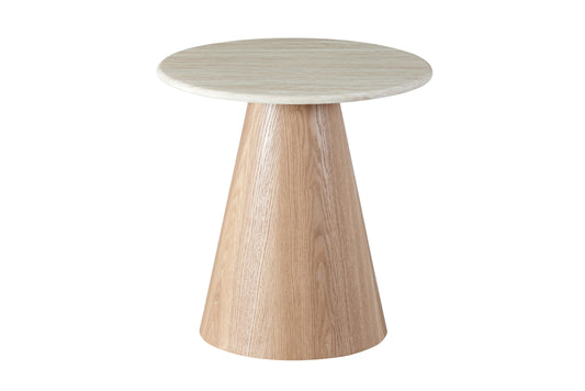 Waverley Side Table White Travertine