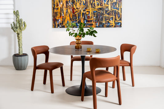 Madrid Dining Chair Tan (Set of 2)